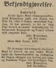 dødsannonse fredrik melanchton